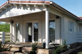 Blockbohlenhaus mit Terrasse DONNA (44+44 mm), 63 m² + 11.5 m² customer 1
