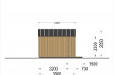 Gartenhaus aus Holz PIA (Isoliert, Elementbauweise), 5x3 m, 15 m² specification 5