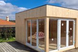 Modern Gartenhaus PREMIUM (Extra Isoliert, 34 mm + Holzverschalung), 6.5x4.5 m, 30 m² customer 2