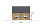 Blockbohlenhaus ALINA (34 mm + Holzverschalung), 46 m² specification 6