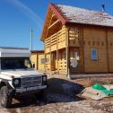 Ein Pineca-Holzhaus vs. das raue mongolische Klima