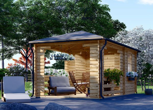 Gartenpavillon FLORA (28 mm), 3x5 m, 15 m² avp.ui.product_images.thumbnail 1