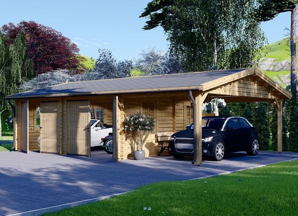 Holzgaragen Bausatze Kaufen Sie Eine Solide Garage Aus Holz