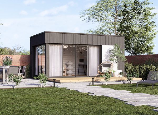 Gartenhaus aus Holz AMARA (Isoliert, 34 mm + Verschalung), 5x3 m, 13 m² avp.ui.product_images.thumbnail 1