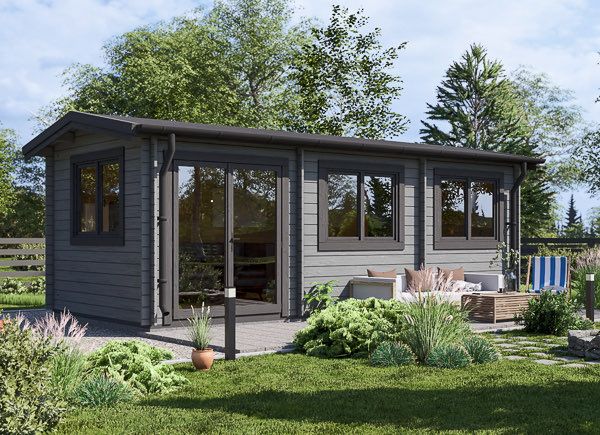 Gartenhaus aus Holz ELEONORA (44 mm), 6.6x3 m, 20 m² avp.ui.product_images.thumbnail 1