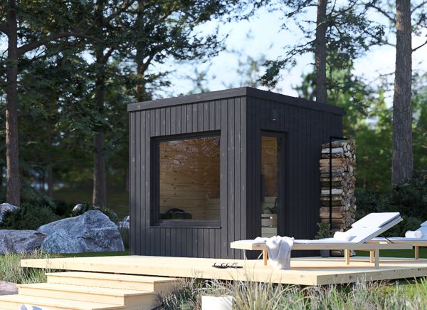 Gartensauna OKO (34 mm + Holzverschalung), 2.3x2.3 m, 4.1 m² avp.ui.product_images.thumbnail 1