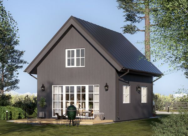 Fertighaus aus Holz KARINA PV (Isoliert, KfW55), 46 m² avp.ui.product_images.thumbnail 1