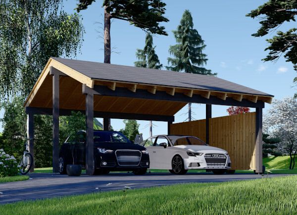 Schoolonderwijs Geweldig stroomkring Carports aus Holz: Kaufen Sie einen robusten Holz-Carport