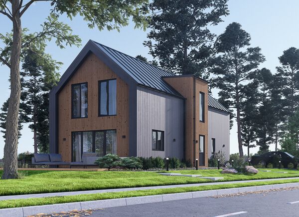 Fertighaus aus Holz INGRID PV (Isoliert, KfW55), 137 m² avp.ui.product_images.thumbnail 1
