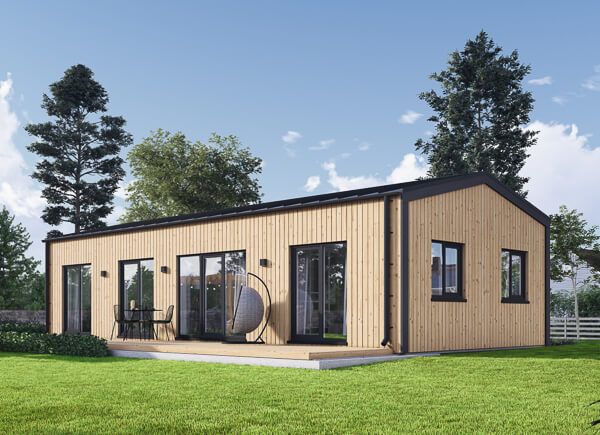 Holzhaus zum Wohnen NICOLE RV (Isoliert, KfW55), 67 m² avp.ui.product_images.thumbnail 1