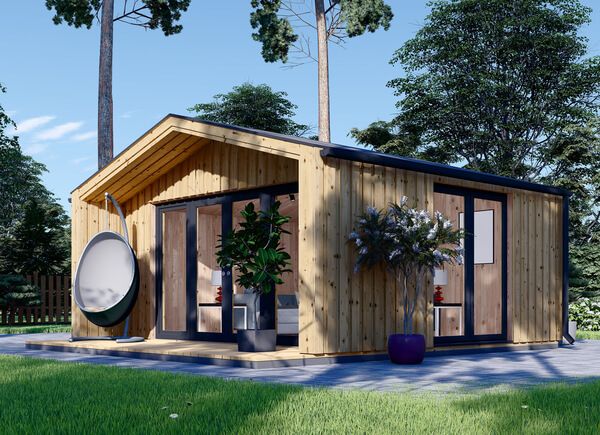 Gartenhaus aus Holz PIA (Elementbauweise), 5.2x4.9 m, 18 m² avp.ui.product_images.thumbnail 1
