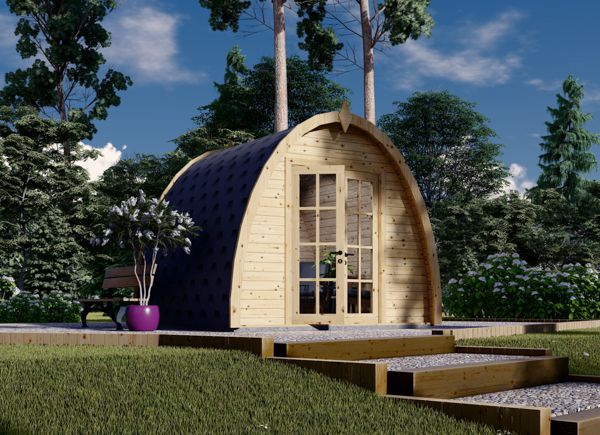 Gartenhaus aus Holz BRETA (44 mm), 3x3 m, 9 m² avp.ui.product_images.thumbnail 1