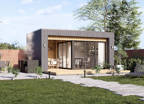 Gartenhaus aus Holz LAYLA (Isoliert, 34 mm + Verschalung), 5x3 m, 13 m² avp.ui.product_images.thumbnail 1