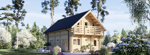 Holzhaus LANGON S (44+44 mm), 95 m²