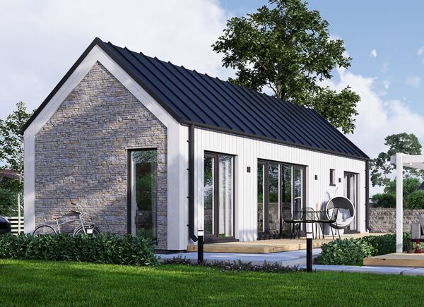 Fertighaus aus Holz ADALINE PV (Isoliert, KfW55), 42 m² avp.ui.product_images.thumbnail 1