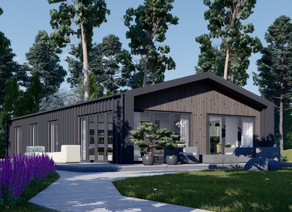 Modernes Schwedenhaus ROBERTA (PREMIUM Isoliert, KfW 40, 44 mm + Holzverschalung), 96 m² avp.ui.product_images.thumbnail 1