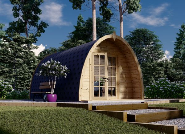 Gartenhaus aus Holz BRETA (28 mm), 3x6 m, 18 m² avp.ui.product_images.thumbnail 1