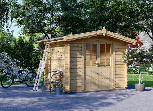 Gartenhaus aus Holz MINI (28 mm), 3x2 m, 6 m² avp.ui.product_images.thumbnail 1