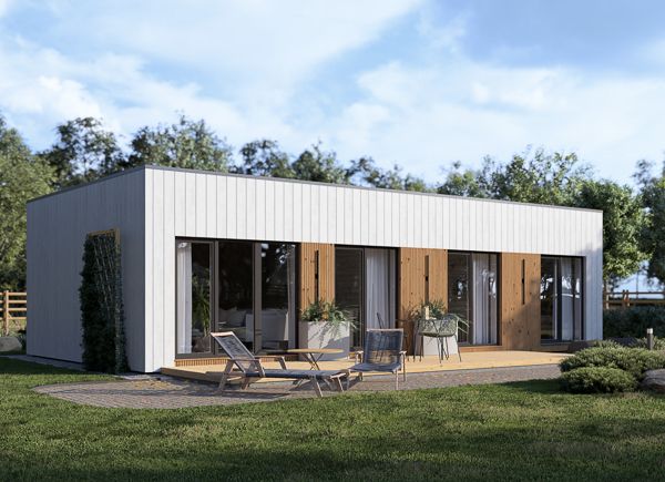 Fertighaus aus Holz BELLA 2 PV (Isoliert, KfW55), 60 m² avp.ui.product_images.thumbnail 1