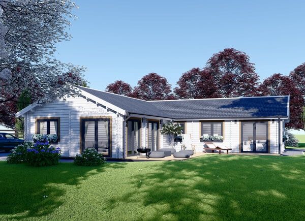 Blockbohlenhaus PAULA (Isoliert, 44+44 mm), 129 m² avp.ui.product_images.thumbnail 1