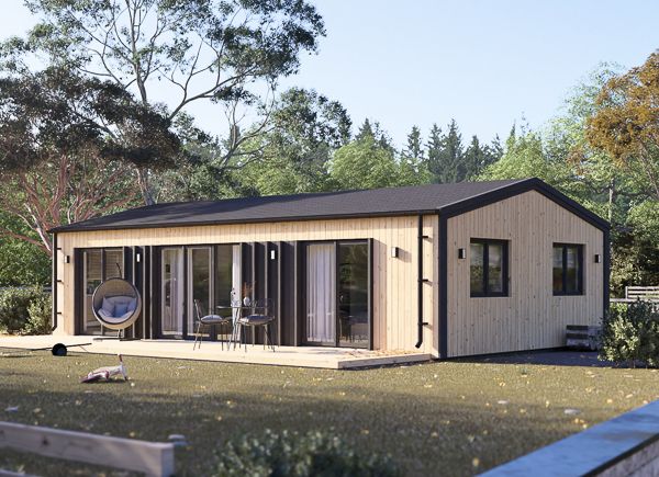 Blockbohlenhaus SELENE (44 mm + Holzverschalung), 54 m² avp.ui.product_images.thumbnail 1