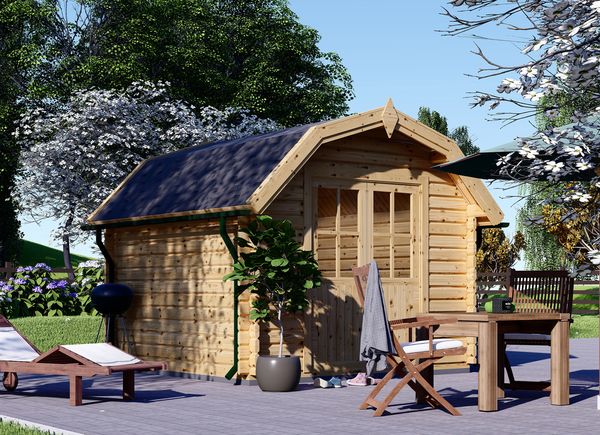 Gartenhaus aus Holz ORLANDO (34 mm), 3x3 m, 9 m² avp.ui.product_images.thumbnail 1