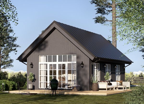 Fertighaus aus Holz ARIELLE PV (Isoliert, KfW55), 44 m² avp.ui.product_images.thumbnail 1