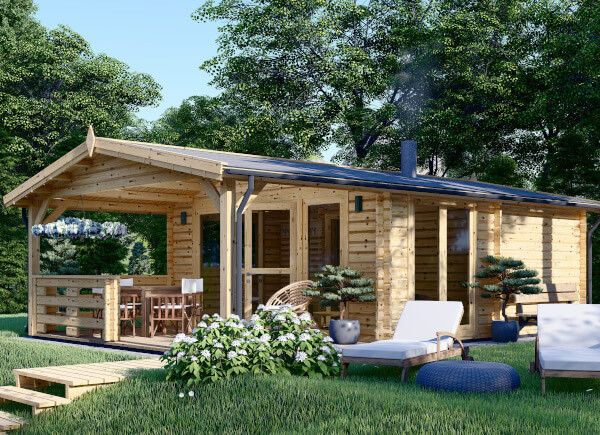 Saunahäuser kaufen Saunahaus aus Holz für den Garten