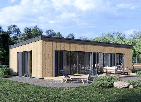 Holzhaus zum Wohnen CARLA RV (Isoliert, KfW55), 66 m² avp.ui.product_images.thumbnail 1