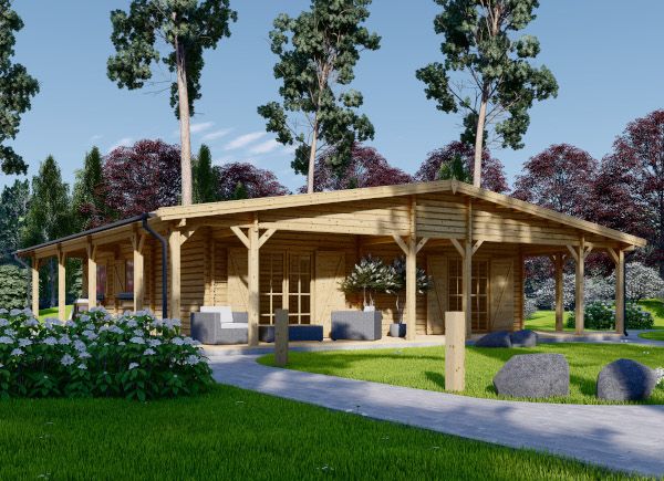 Blockbohlenhaus CARLOTA S (58 mm), 90 m² avp.ui.product_images.thumbnail 1