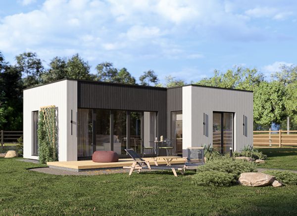 Fertighaus aus Holz LUCIA 1 PV (Isoliert, KfW55), 40 m² avp.ui.product_images.thumbnail 1