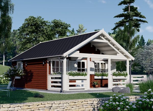Schwedenhaus als Gartenhaus kaufen ein kleines Holzhaus im