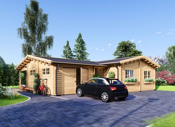 Blockbohlenhaus BERTA (66 mm), 105 m² avp.ui.product_images.thumbnail 1