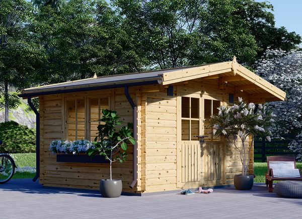 Gartenhaus aus Holz RENNES (34 mm) 4x3 m, 12 m² avp.ui.product_images.thumbnail 1