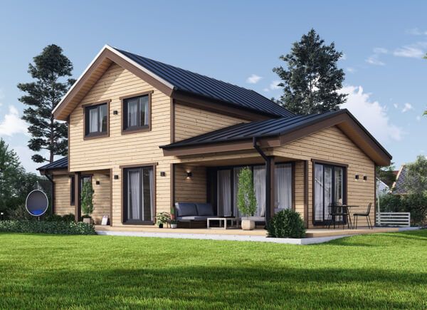 Holzhaus zum Wohnen HOLLAND RV (Isoliert, KfW55), 116 m²  avp.ui.product_images.thumbnail 1