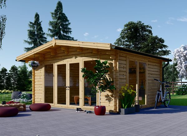 Gartenhaus aus Holz MARTA (44 mm), 5x4 m, 20 m² avp.ui.product_images.thumbnail 1