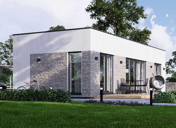 Fertighaus aus Holz PREMIUM PV (Isoliert, KfW55), 42 m² avp.ui.product_images.thumbnail 1