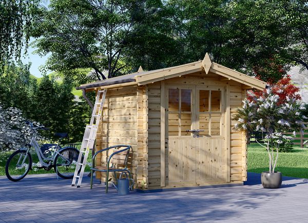 Gartenhaus aus Holz NANO (28 mm), 2.5x2 m, 5 m² avp.ui.product_images.thumbnail 1