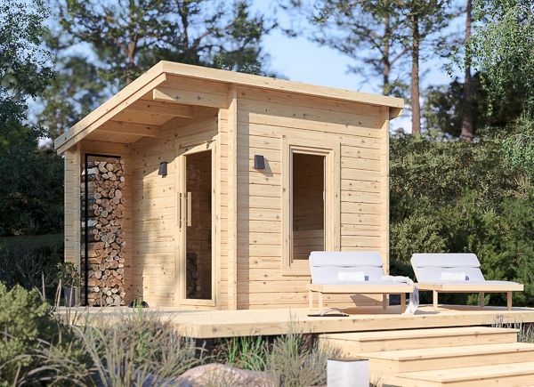 Gartensauna VIGOR (44 mm), 3.3x2.5 m, 4.85 m² avp.ui.product_images.thumbnail 1