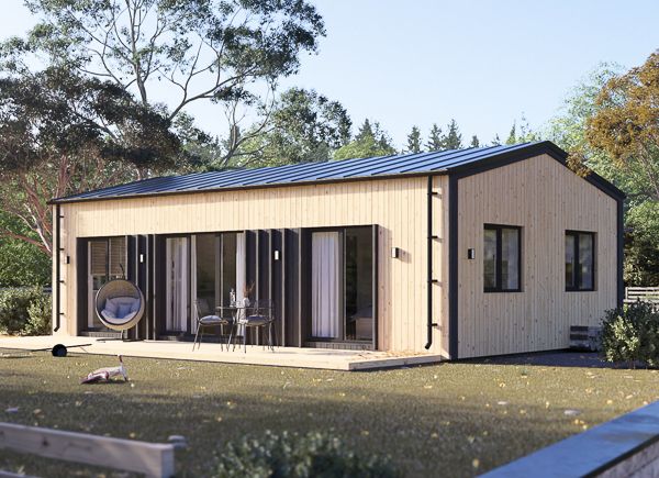 Blockbohlenhaus SELENE RV (Isoliert, KfW55), 54 m² avp.ui.product_images.thumbnail 1