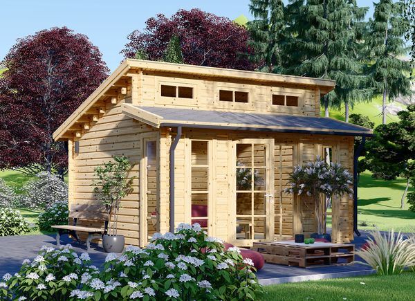 Gartenhaus aus Holz ALABAMA (44 mm), 4.5x4.5 m, 20 m² avp.ui.product_images.thumbnail 1