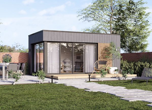 Gartenhaus aus Holz AMARA (Isoliert, 34 mm + Verschalung), 5x3 m, 13 m² avp.ui.product_images.thumbnail 1