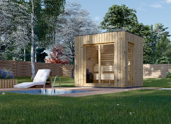 Gartensauna kaufen Aussensauna Bausatz für den Garten