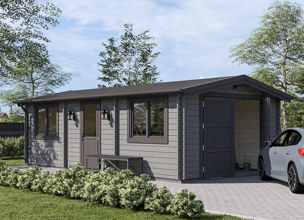 Holzgarage CLASSIC (44 mm), 4x7.5 m, 30 m² avp.ui.product_images.thumbnail 1