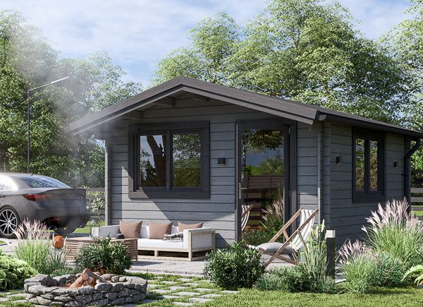Gartenhaus aus Holz DREUX (34 mm), 4x4 m, 16 m² avp.ui.product_images.thumbnail 1