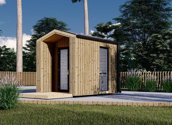 Gartenbüro PIA (34 mm + Holzverschalung), 2x2 m, 4 m² avp.ui.product_images.thumbnail 1