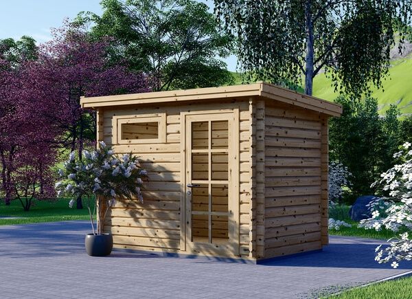 Gartenhaus aus Holz MODERN (28 mm), 3x2 m, 6 m² avp.ui.product_images.thumbnail 1