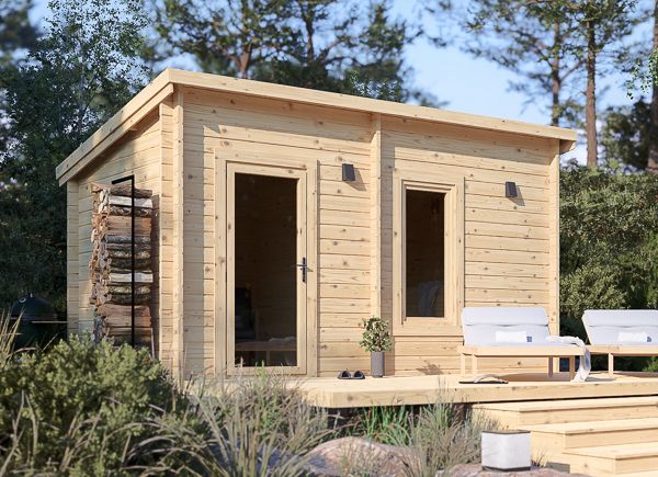 Gartensauna VIGOR (44 mm), 4.5x2.5 m, 4.9 m² avp.ui.product_images.thumbnail 1