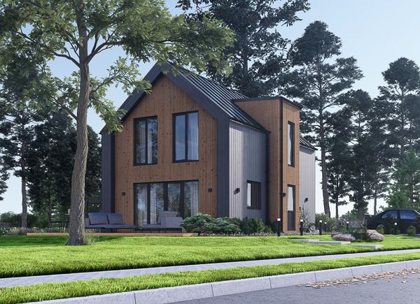 Fertighaus aus Holz ASTRID PV (Isoliert, KfW55), 92 m²  avp.ui.product_images.thumbnail 1