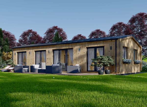 Holzwohnhaus NICOLE (PREMIUM Isoliert, KfW 40, 44 mm + Holzverschalung), 68 m² avp.ui.product_images.thumbnail 1